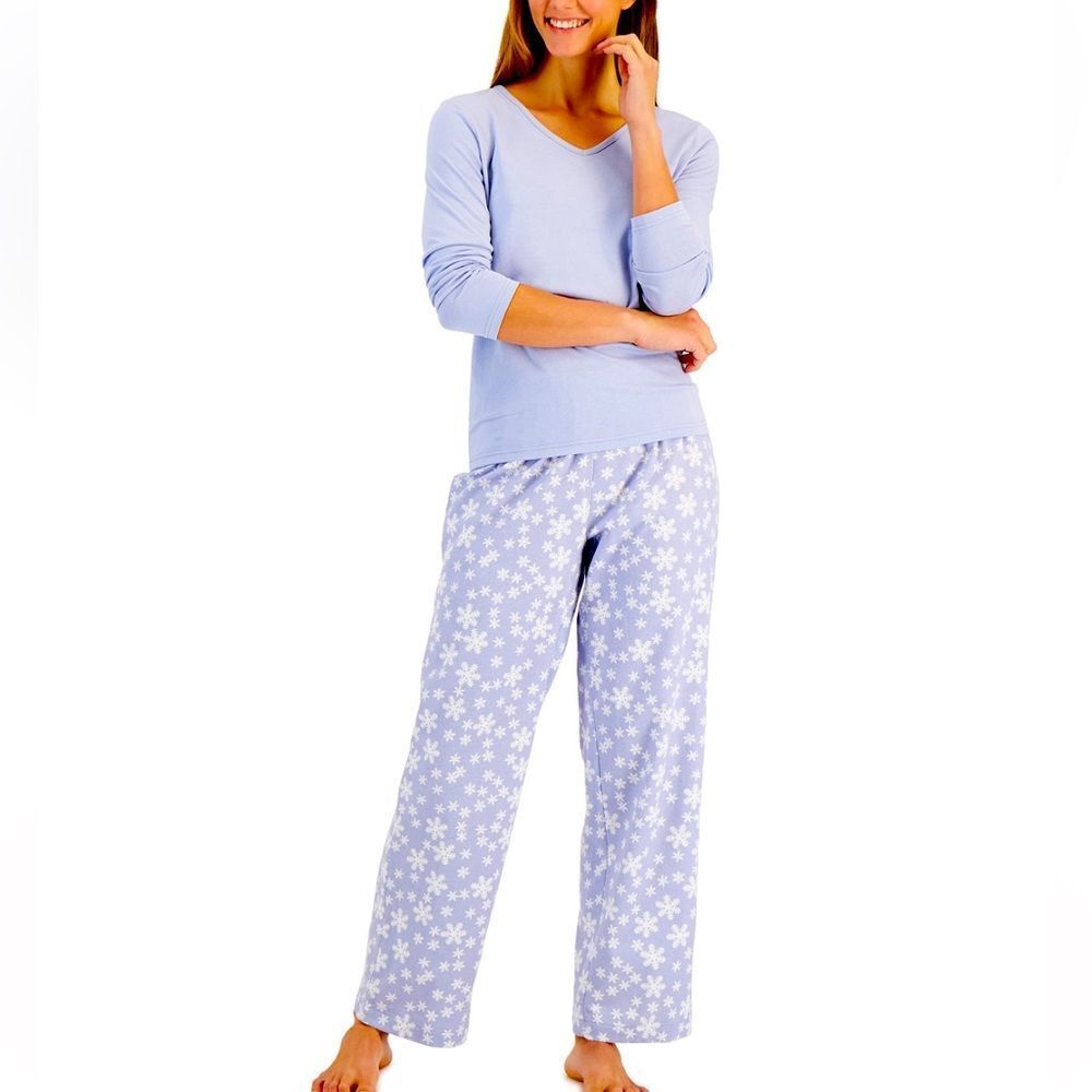 NWT Charter Club Flannel Pajama Set Size S
